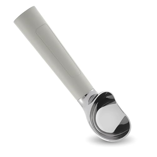 Cucchiaio da gelato intelligente con batteria ricaricabile Design ergonomico perfetto per creme allo yogurt Facile ricarica Cucchiaio per crema elettrico in metallo per uso alimentare