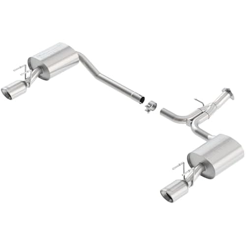 BORLA 11853 Axle-Back Performance Exhaust System for 2013-2017 Honda Accord Coupe 3.5L V6/ Sport Model 2.4L 4 Cyl. Automatic/Manual Transmission Front Wheel Drive 2 Door With Factory Dual Exhaust.