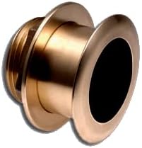 1kW 50/200kHz Thru-Hull Transducer 20° Tilt 10-Pin 1800ft Bronze - 26TIDLTD20