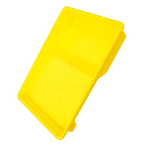 IWOWHERO Paint Roller Tray Thickened Plastic Paint Holder Ergonomic Design for Easy Handling Deep for Mess Painting for DIY Projects and Renovations