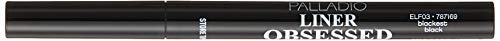 Palladio 2 In 1 Eye Liner Marker, Water Resistant Paddle Tip Liner, Bold Black Eyeliner Marker Pen, Thick Or Thin Line, Quick Drying, 14 Hour All Day Wear, Flawless Finish, Black #TOP1