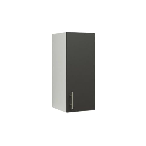 Image of JD Greta 300mm Kitchen Wall Cabinet with Doos – Wall Unit – Dark Grey Matt (Anthracite) – Modern Storage Cupboard