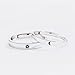 ellifam Sun and Moon Couple Rings – Romantic Adjustable, Matching rings, long distance relationship gift, friendship gift, for partner, promise ring, bff, soulmate, his and hers ring, set of 2