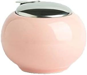 Spice boxs Ceramic Spice Jar for Kitchen，One-Hand Opening Design，Can Contain Salt, Sugar and Other Seasonings(Rojo)