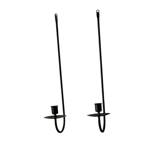 B Baosity Candelabros de Pared de Hierro para Chimenea de Estilo Rústico O Baño.