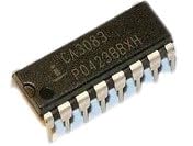 CA3083 Price/EA. MINBUY=4500 - Bipolar Transistor Array; Module ConfigurationFive; Transistor PolarityNPN; Collector EMITTER Voltage VBR CEO15V; TRANSI