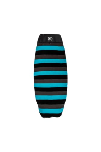 Ronix Surf Sock - Wide Nose - Aqua Blue/Black/Grey - Up To 6'