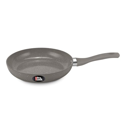 Image of MILTON Pro cook Induction Cookware & Gas Stove Friendly Non-Stick Fry Pan 20 cm | KFCC South Korean Ceramic | PFOA & PFAS Free | Healthy Low-Oil Cooking | Soft-Touch Handle | 2 Year Warranty | Brown