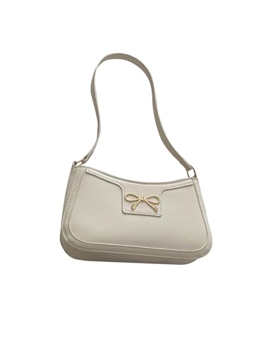 Image of SweatyRocks Women's Bow Top Handle Clutch Purses PU Leather Underarm Shoulder Bags