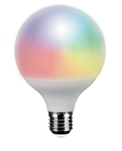 energeeks Bombilla LED wifi inteligente G95 E27 11W 1055LM CCT (2700-6500K) dimable & RGB Cover