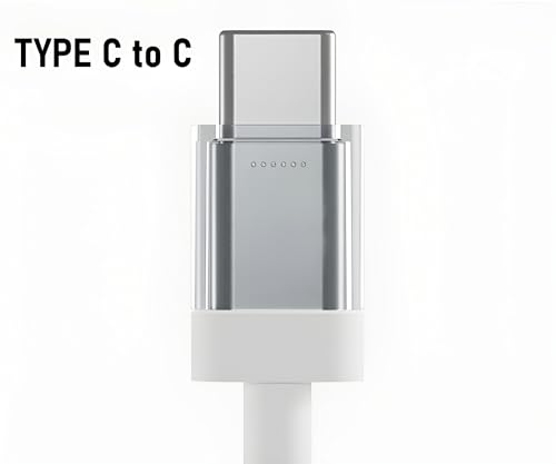 Image of 65W Nothing Original Type C Fast Data Cable Charging Compatible With Phone 2a /2 /Cmf 1 Support Rapidly Charging Power delivery Transfer Cabal for Other USB-C Devices,Earbuds,,Smartphone,Laptop, White
