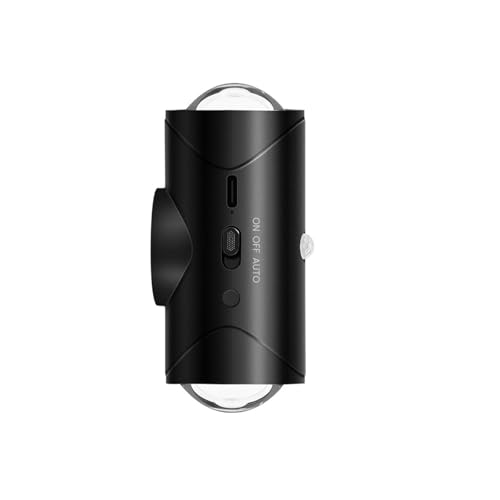 Lámpara de pared LED con sensor de movimiento y 8 efectos de luz recargable color negro