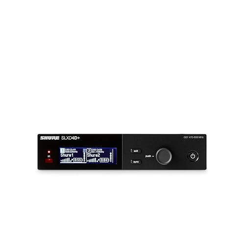 Image of Shure SLXD4D+ Dual-Channel Digital Wireless Receiver