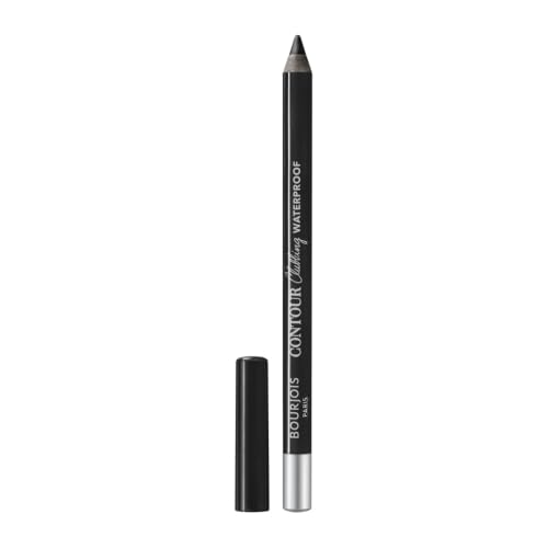 Bourjois Paris Contour Clubbing Bleistift Augen wasserdicht, gleitende und weiche Textur, Formel mit Jojobaölen, Nr. 41 Black Party, 1,2 g