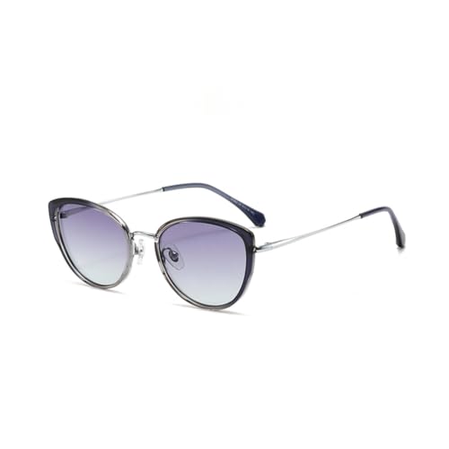 Lunettes de soleil polarisées œil de chat en alliage d'acétate pour femmes et hommes
