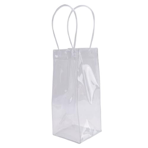 Bolsa de hielo para champán portátil con asa resistente de PVC 5
