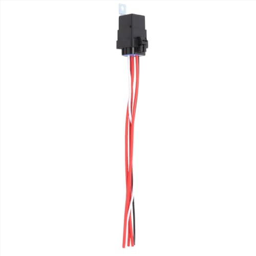 Relais de puissance robuste 12V 60/80A étanche avec câbles AWG renforcés