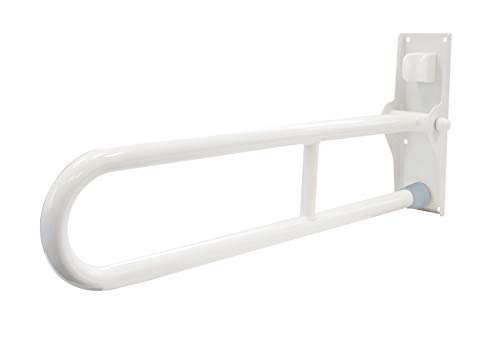 Folding Support Handle 765 mm Steel Plastic-Coated White