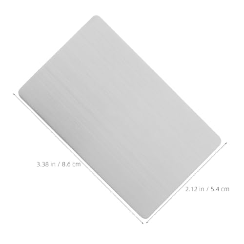 Tarjetas de presentación premium: acero inoxidable grabado con acabado resistente de alta calidad 2