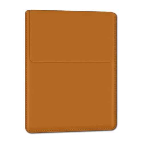 Capa Case para Notebook Couro Ecológico Forro Aveludado Suede Couse (Caramelo)