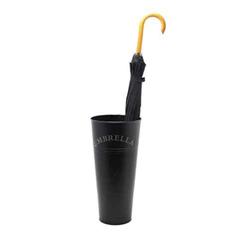 Porte-Parapluie Simple en Métal AntiGouttes pour Entrée et Bureau Rond