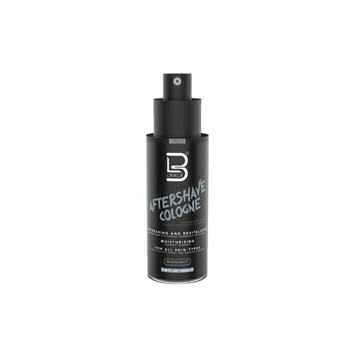 L3 Level 3 After Shave Spray Cologne - Softens Skin - Refreshes and Relieves Face and Skin - Moisturizing Formula Level Three After Shaving (Midnight - Small)
