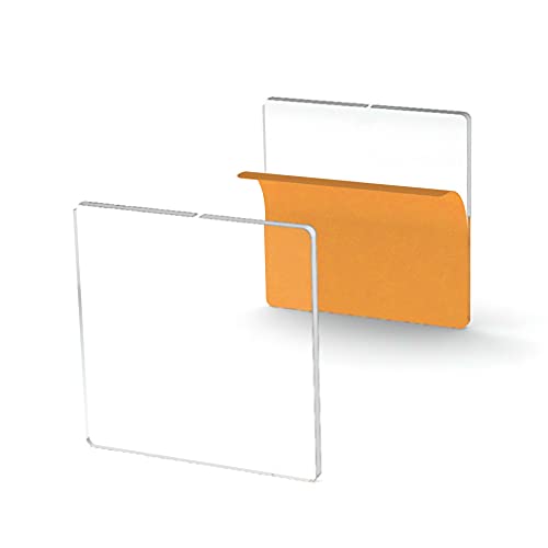 25 Acrylic Square Clear (Select Size) (5.0")