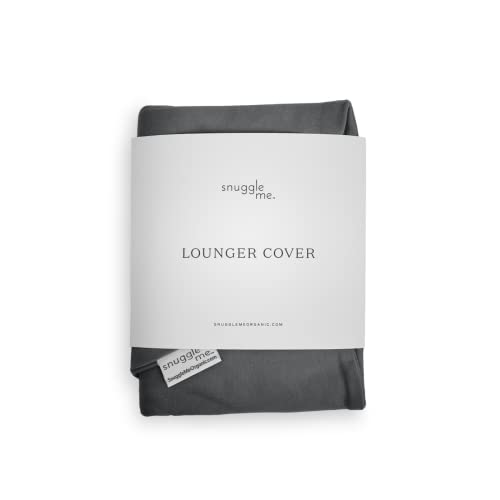 Image of Snuggle Me Organic Infant Lounger Cover | 100% Organic Cotton | Machine Washable | Sparrow