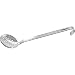 Produktbild FMprofessional Abseihlöffel 30 cm, Küchenhelfer aus Edelstahl, langlebiger & eleganter Schaumlöffel (Farbe: Silber) Menge: 1 Stück