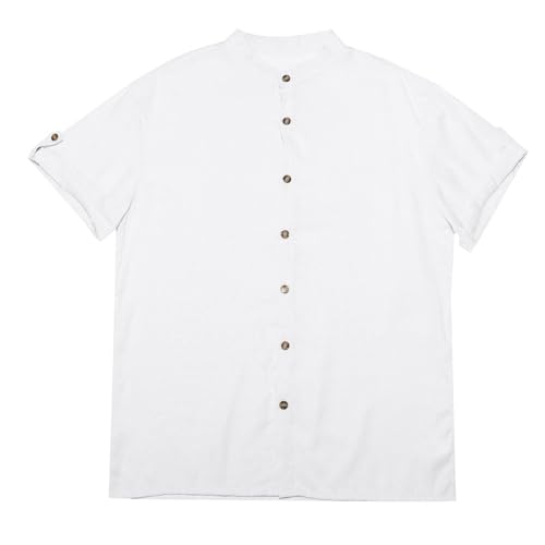 Chemise polo homme blanche à manches courtes pour le golf et l'été