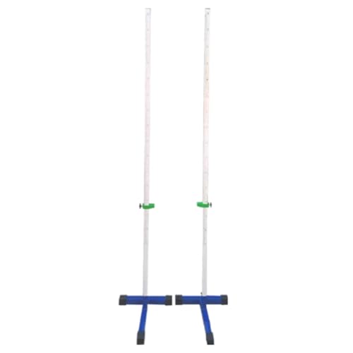 SPXTOM 30-200cm Adjustable Competition Track Standards, Aluminum, Scale Metric cm, T-Shaped School High Jump Holders, for Primary and Secondary School Pupils