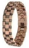 Magnet Megastore - Mens New Chunky Rolex Style Copper Magnetic Bracelet (9 inch)