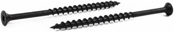 #10 x 2 1/2 Coarse Drywall Screws/Square/Bugle Head/Steel/Black Phos / 1,000 Pc. Carton