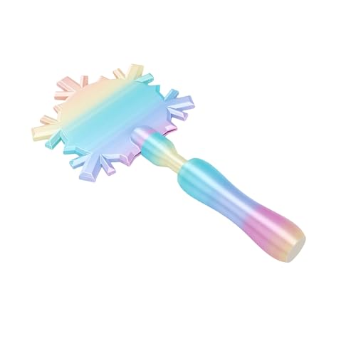 Alomejor Baguette de Carte de Crédit Flocon de Neige Imprimée en 3D, Jouet Extensible Magique pour Enfants, Jeu Créatif 13x25,5 Cm