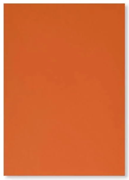 A3 (297 x 420 mm) Coloured Card, 300GSM, Perfect for DIY-Homemade Projects, Arts, Crafts, Card Designing and Decorating - Fully Recyclable - Pack of 50 (Orange)