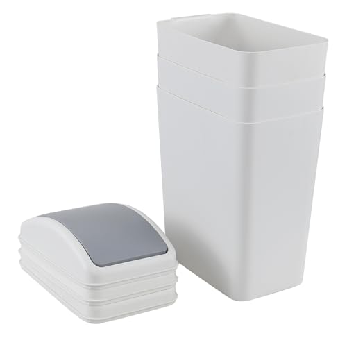 Canecas de basura plásticas 4.5 galones pack 3 gris miniatura 7