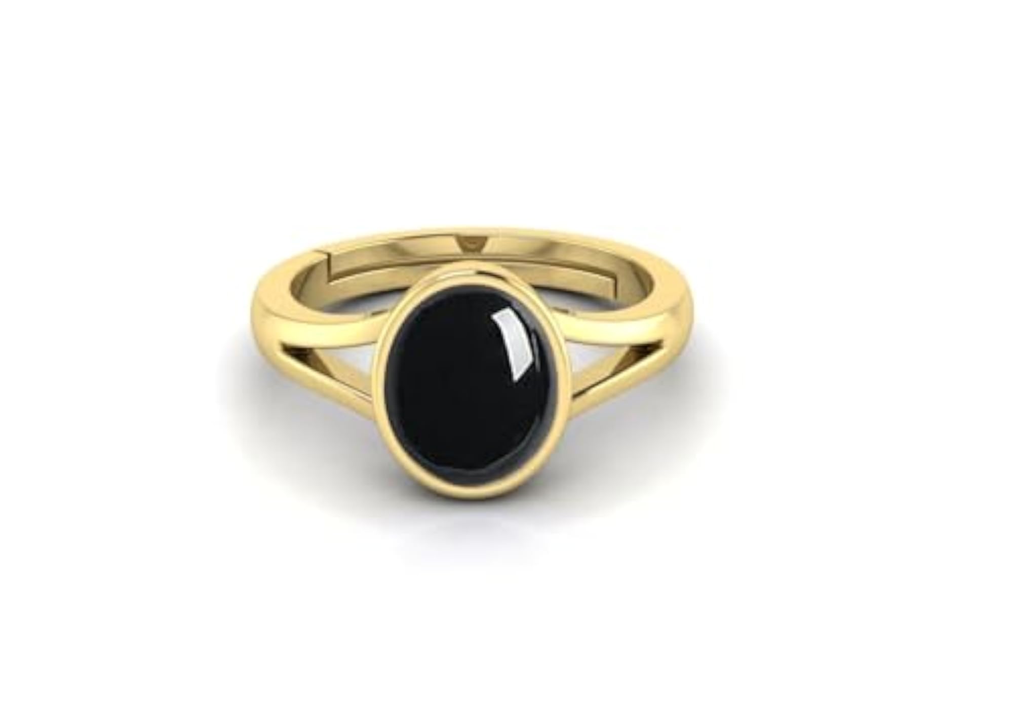 15.25 Ratti Sulemani Hakik Adjustable Ring, Silver Plated