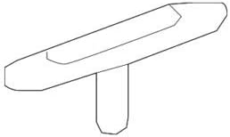 Mercedes Benz Genuine Step Plate Clip 166-698-00-30