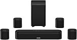 ULTIMEA 7.1ch Virtual Surround Sound Bar, Sound Bar for TV with 4 Surround Speakers, Surround Sound System for TV, App Control, TV Soundbar with Subwoofer, Opt/AUX/BT, Aura A40