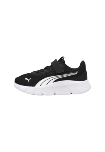 PUMA FLEXFOCUS Nowoczesne trampki AC+ PS, czarno-białe, 2,5 UK dla dzieci, Czarna puma, biała puma, 35 EU