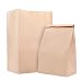 Lyaor 50 Pezzi Sacchetti di Carta 20x12,5x30cm Sacchetti Grandi di Carta Kraft Marrone Sacchetti Alimenti Resistenti all'Olio Sacchetto Regalo Carta Sacchetto Imballaggio per Pane Pasticcini Spuntini