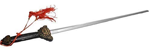 Zifron Wood Store Steel and Plastic Folding for Kids | Best Pretend Play Toy Talwar for Children | Multicolour | Length (32 inches)