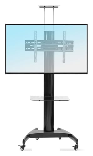 Soporte móvil para TV con ruedas y ajuste de altura miniatura 1