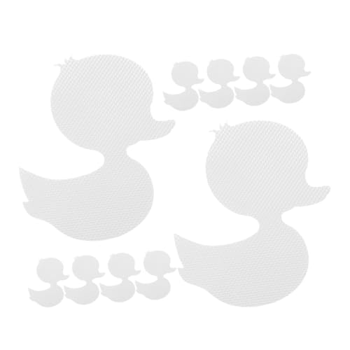 Cabilock 20pcs Duck Anti-Slip Stickers Non for Ducks Bathtub Grip Tape Products Bathroom Small Strips Bathtub Sticker Little Bath Sticker Grips White