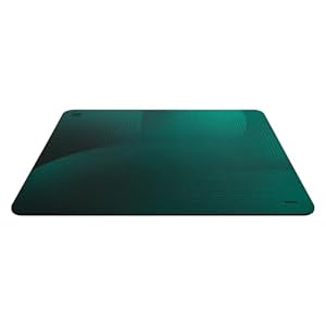 BenQ G-SR-SE Bi Large Esports Gaming Mouse Pad, Humidity Resistance Color Cloth, Smooth Glide Feeling with Steady Control, Non-Stitched Edges, Uniform high-Density Rubber (Green)