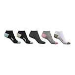 Slazenger Womens Trainer Socks 5 Pack Cotton Colours 4-8