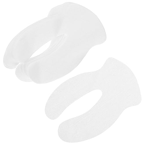Zerodeko 1000piezas Ocular De Algodón Unidades Mascarilla Ocular Desechable Almohadilla Hidratante Para Uso Diario Mascarilla De Papel De Algodón Para Cuidado Del