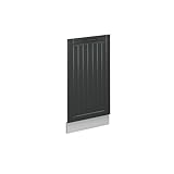 Vicco Pannello frontale della lavastoviglie Fame-Line, Antracite rustico, 45 cm senza piano di lavoro, per la combinazione con altri moduli della serie Fame-Line