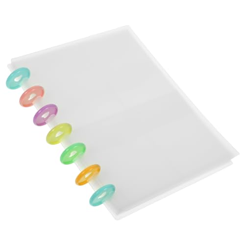 DOITOOL Lovely Photo Book Transparent Album for Cards Pictures Pages Four Design Present for Birthdays Weddings and Special Occasions Safe Durable Materials