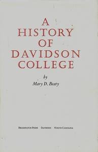 Hardcover A history of Davidson College Book